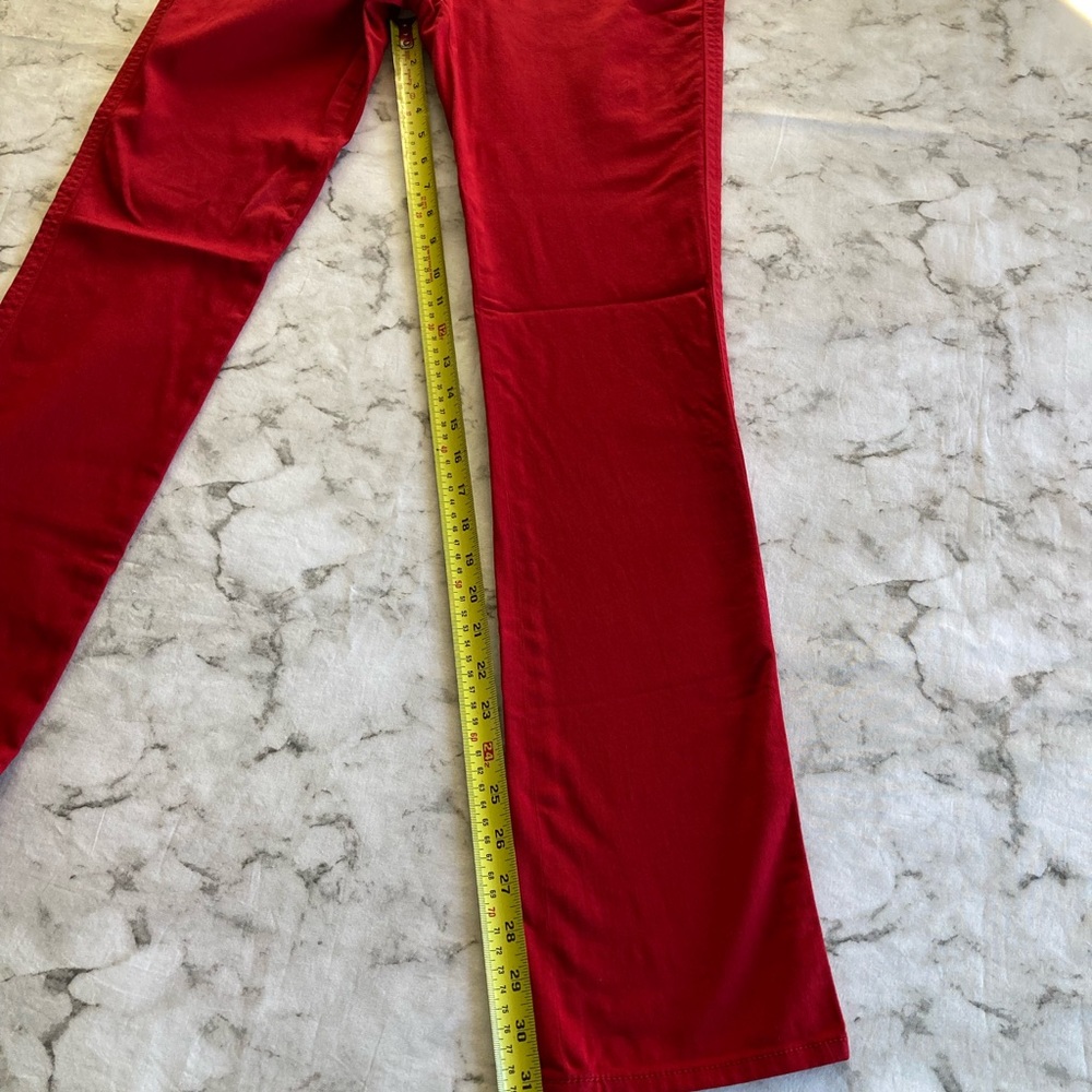 Elie Tahari 💋 bright red ❤️ soft jeans - Picture 7 of 10